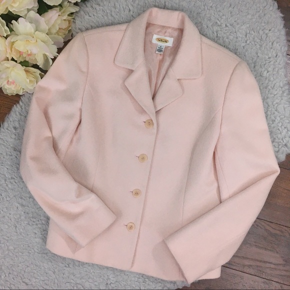 Talbots Jackets & Blazers - Talbots / Pink Angora Coat NWOT